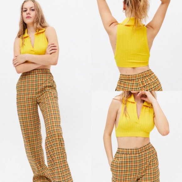 Urban Outfitters | NWT OFU Break Point Collared Bra Top - Picture 8 of 11